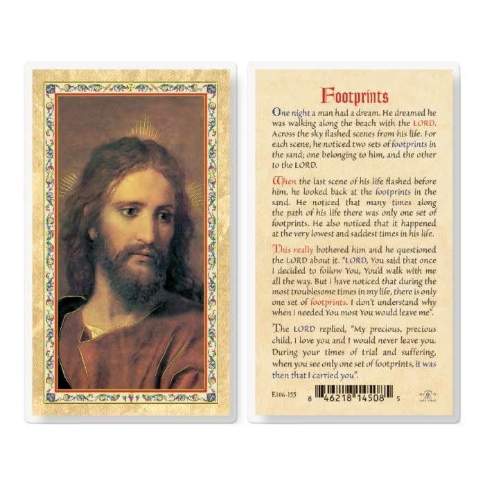 FOOTPRINTS HOLY CARD