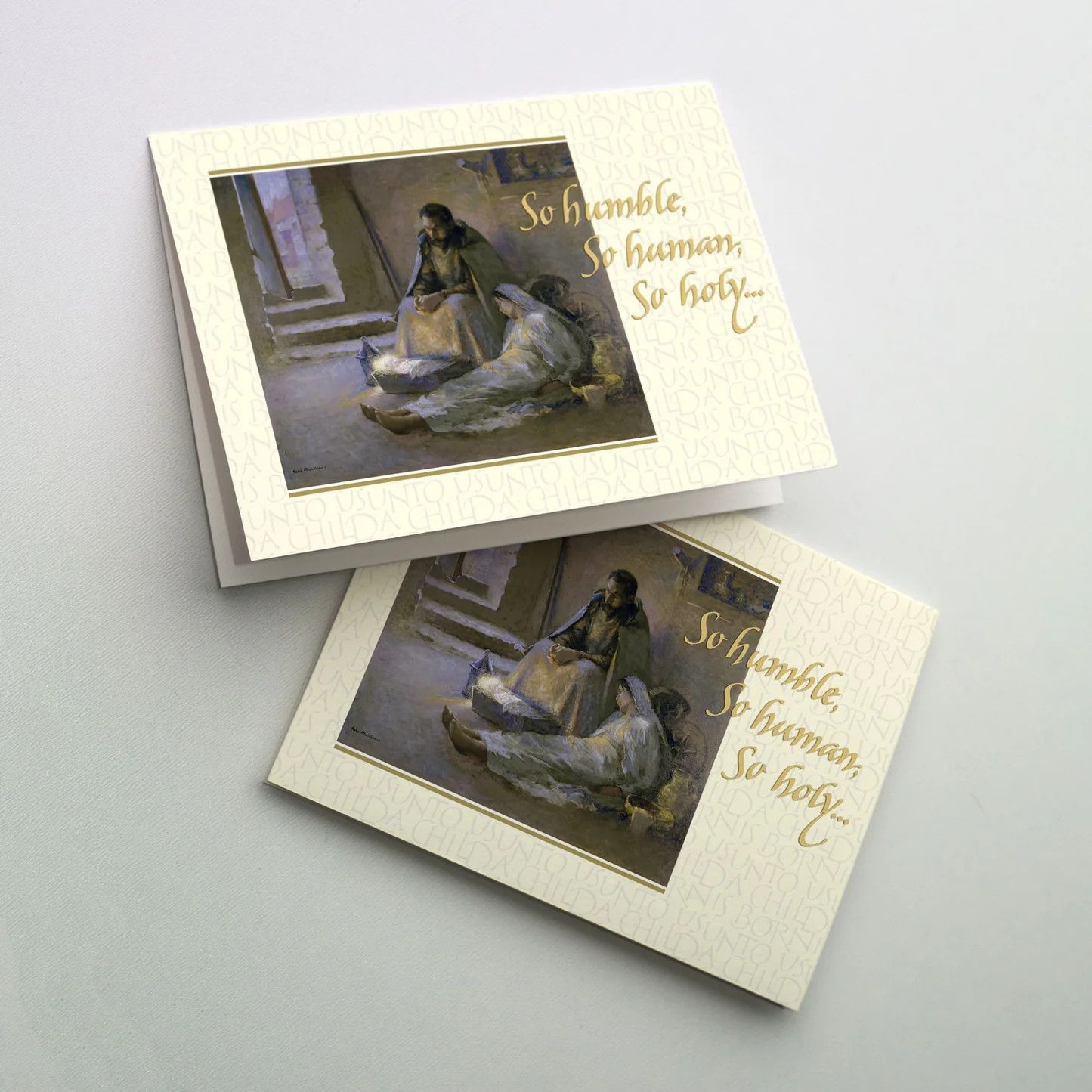 WCB4218 SO HUMBLE, SO HUMAN, SO HOLY CARD
