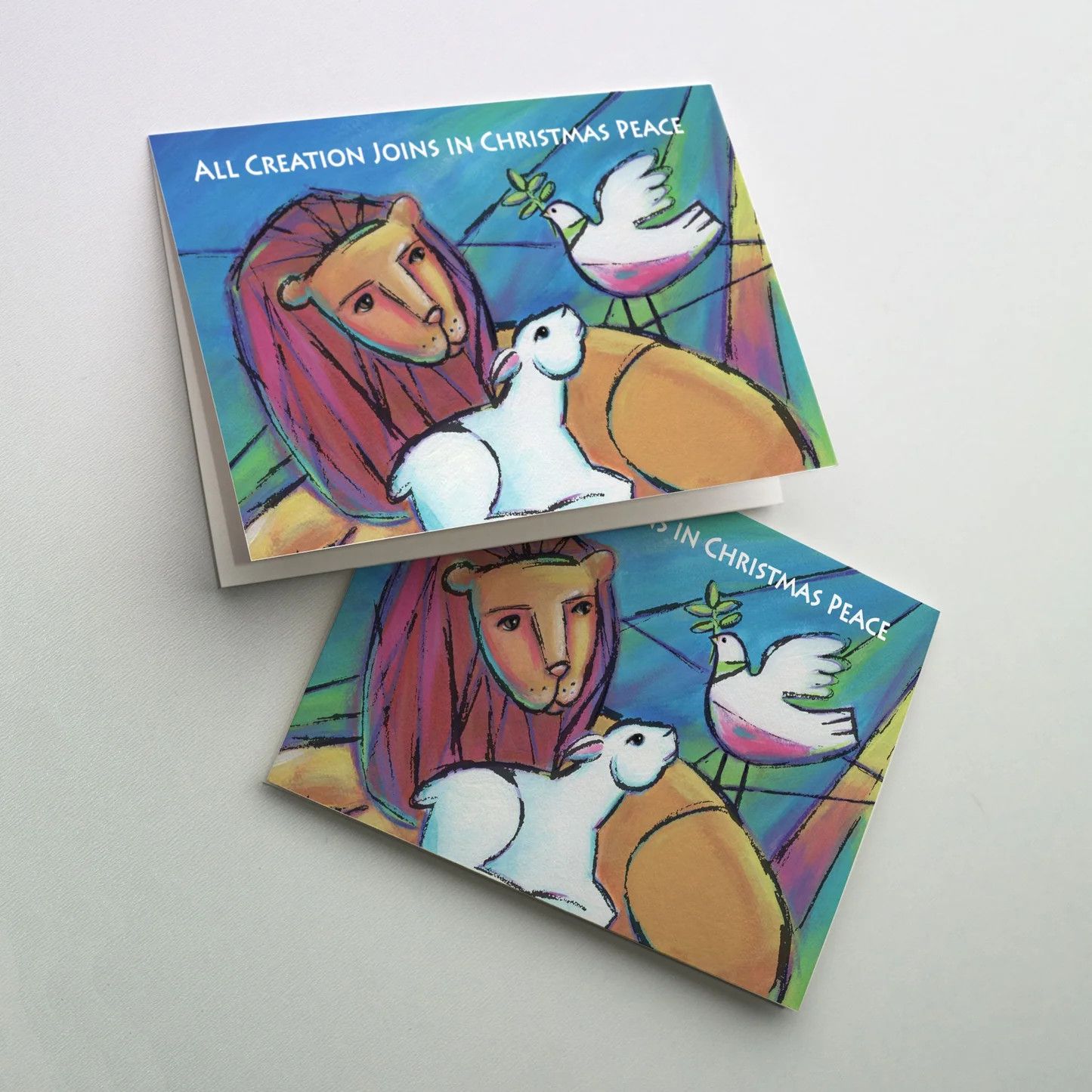 WCA3334 ALL CREATION JOINS IN CHRISTMAS PEACE CARD