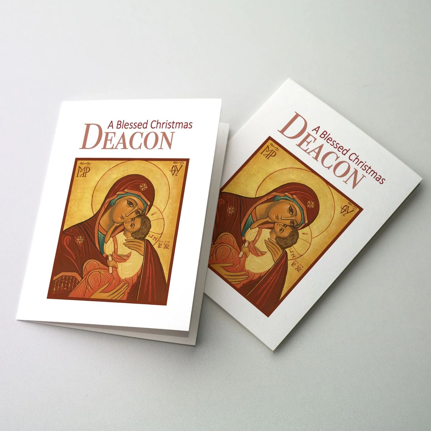 CB10282 A BLESSED CHRISTMAS DEACON CARD