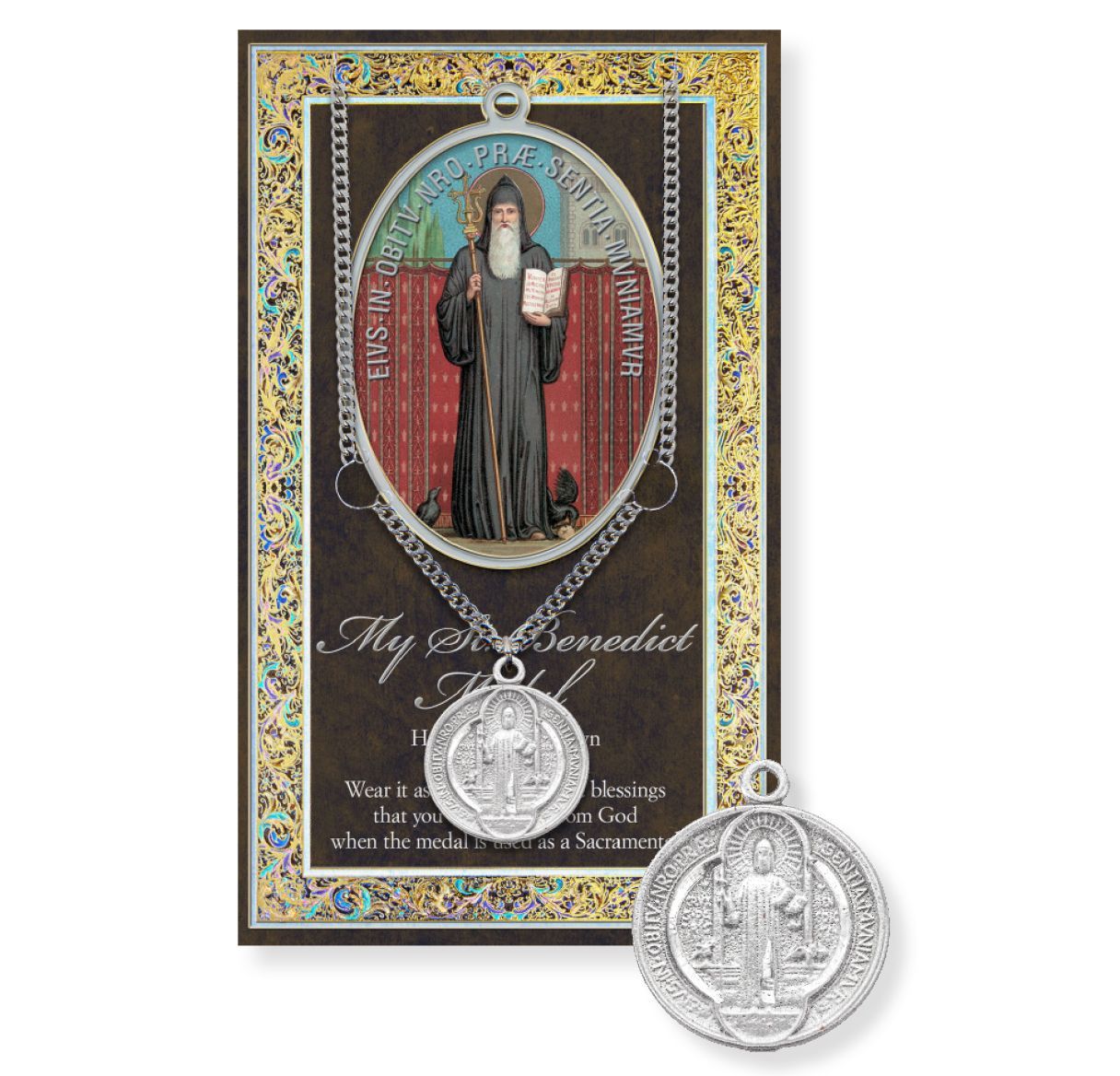 BENEDICT MEDAL PWT INFO CARD - 24"