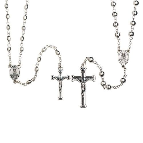 ROSARY SLV 2 ASST - 18.25"L