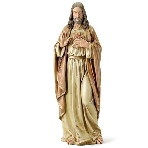 SACRED HEART OF JESUS FIGURE RENAISSANCE - 37.5&quot;H