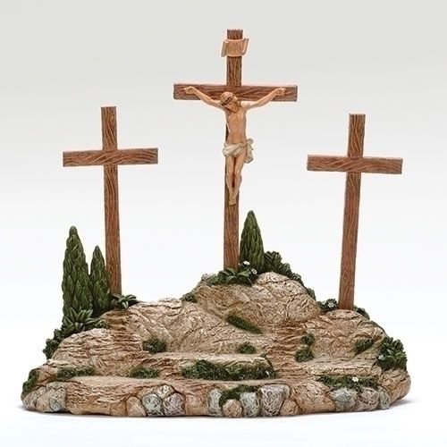 CRUCIFIXION SCENE FIGURES - 14"H