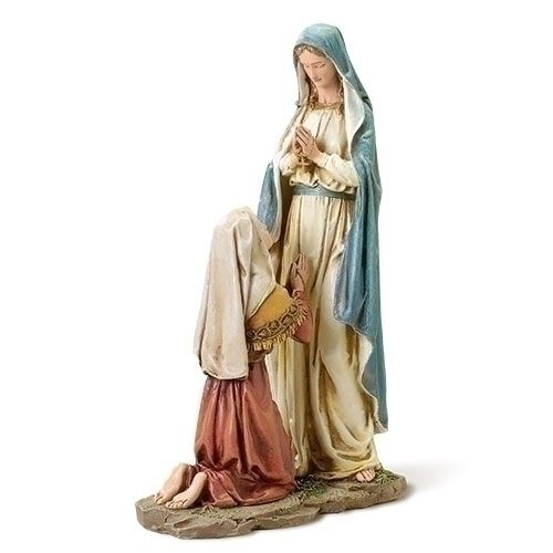 O/L OF LOURDES RENAISSANCE FIGURE - 10.5&quot;H