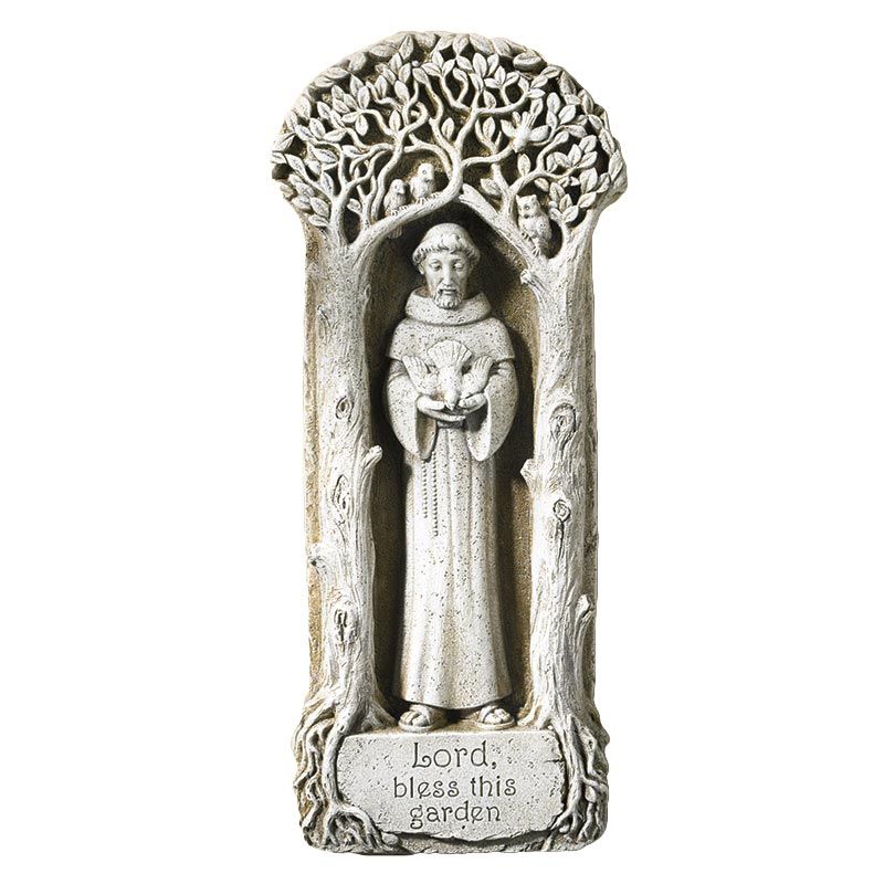 FRANCIS LORD BLESS GARDEN PLAQUE 15" - NC
