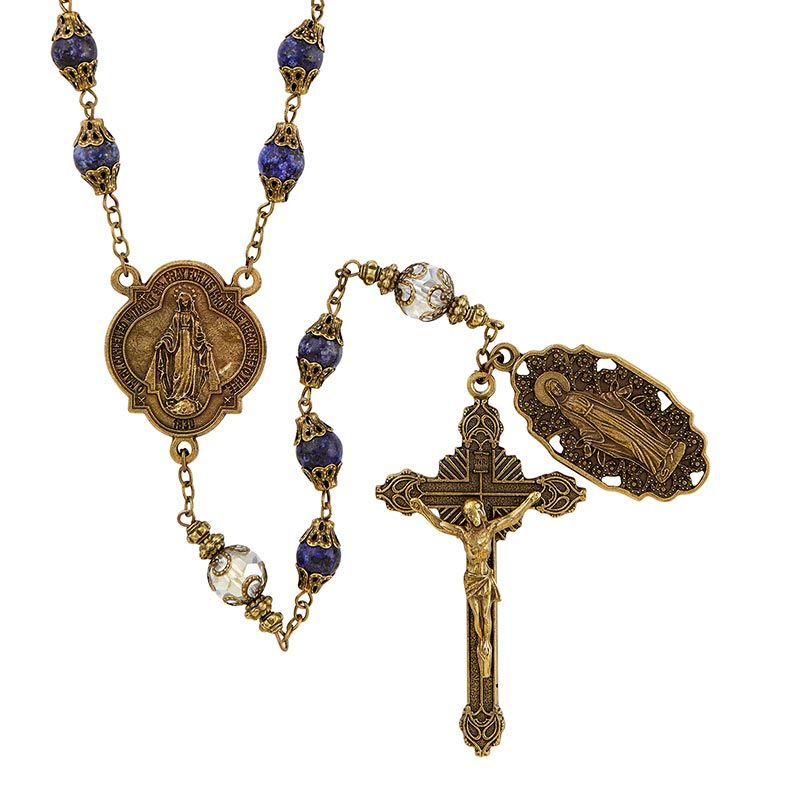 VINTAGE ROSARY - MIRACULOUS - NC