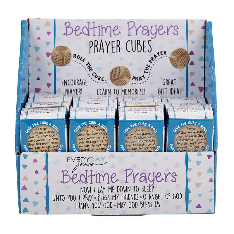 BEDTIME PRAYER CUBE - WOOD