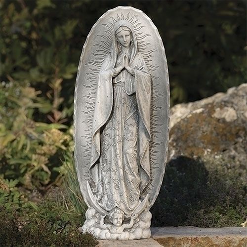 GUADALUPE GARDEN STATUE - 18.75"H