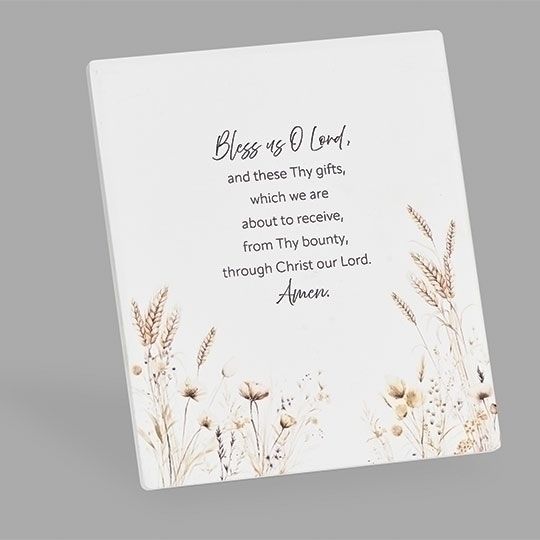 KITCHEN BLESSING WALL PLAQUE - 5.5"H