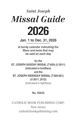 ST JOSEPH MISSAL GUIDE 2026