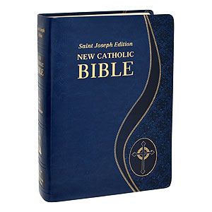 ST JOSEPH NEW CATHOLIC BIBLE - BLUE DURALUX (GIANT TYPE)