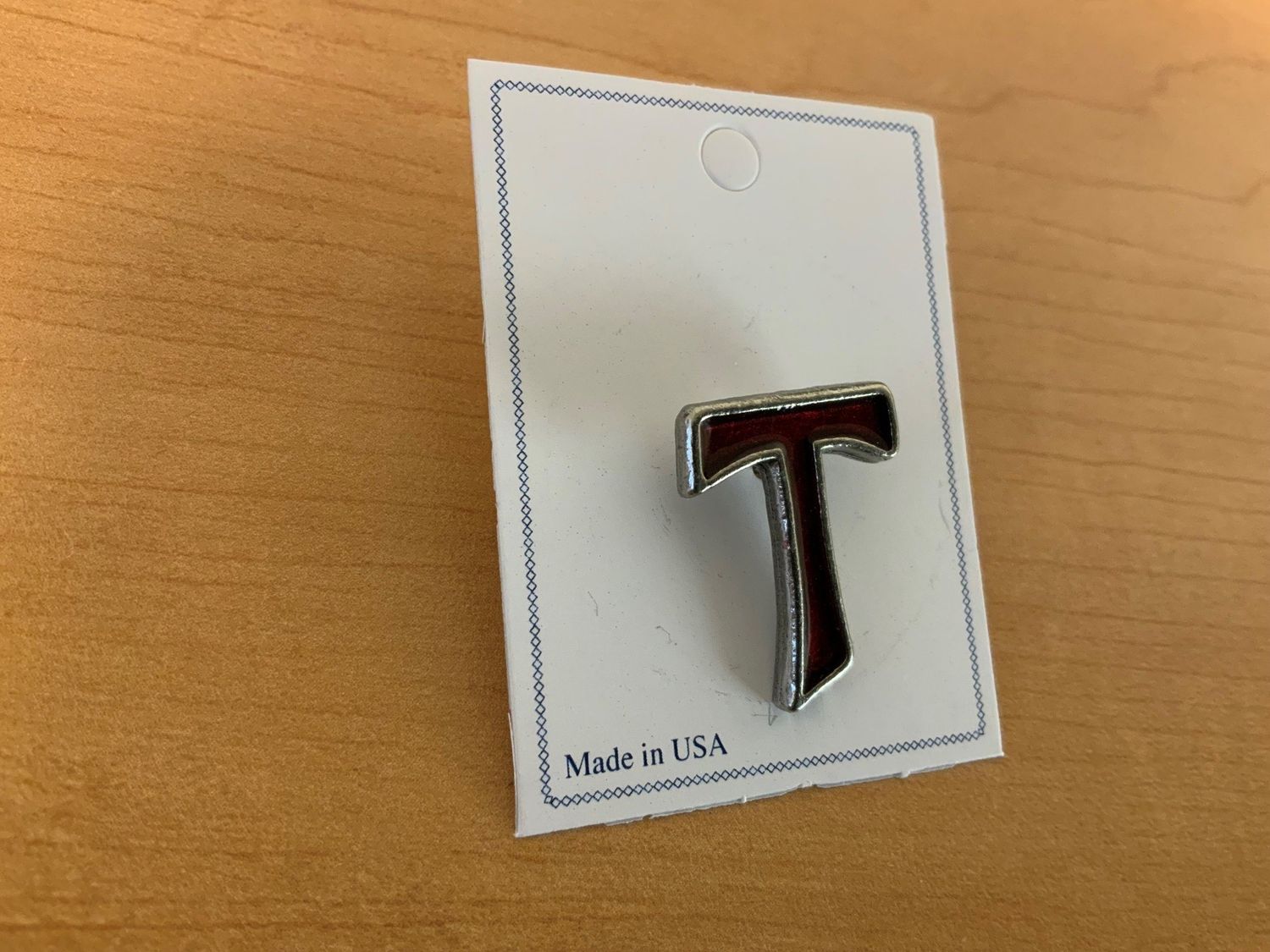 TAU PWT CROSS W/ RED EPOXY-1"