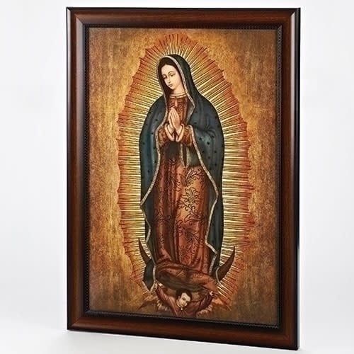 OUR LADY OF GUADALUPE FRAMED - 27"H - NC2