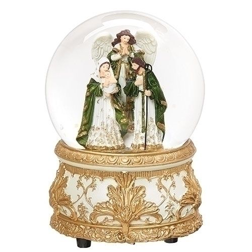 HOLY FAMILY GLITTERDOME - 5"