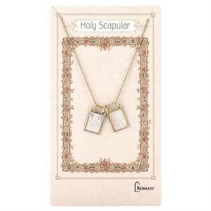 SCAPULAR DOUBLE NECKLACE - 18"L