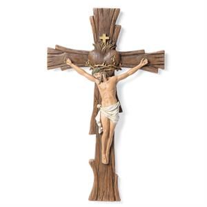 CRUCIFIX SACRED HEART - 13"H - NC