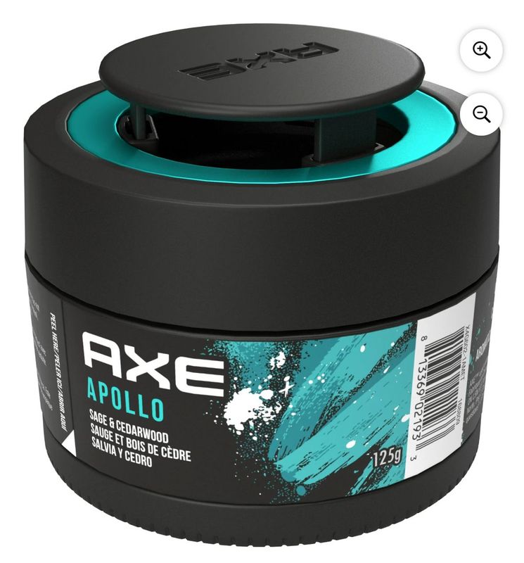 AXE Gel Can Car Air Freshener, Apollo