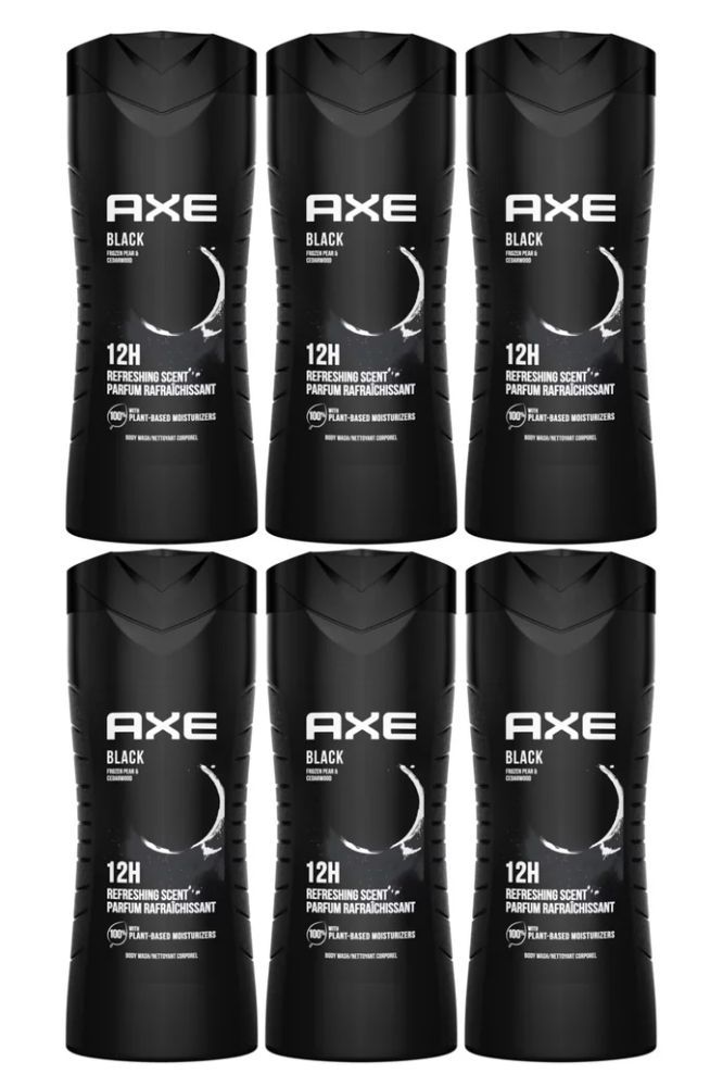 AXE Bodywash -Frozen Pear & Cedarwood 3 in 1 - pack of 6