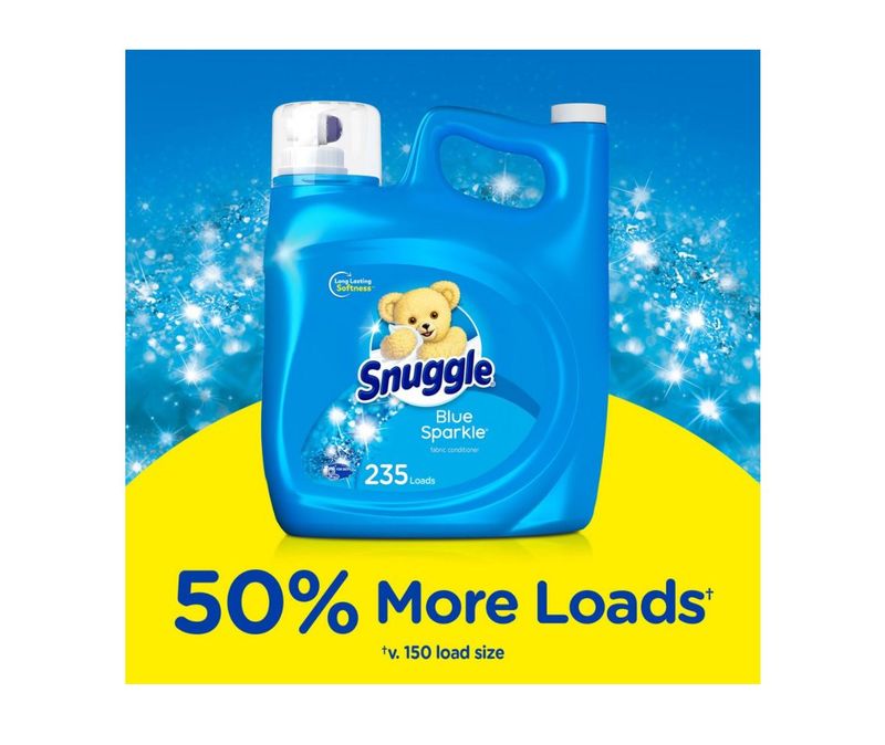 Snuggle Liquid Fabric Softener, 235 Loads