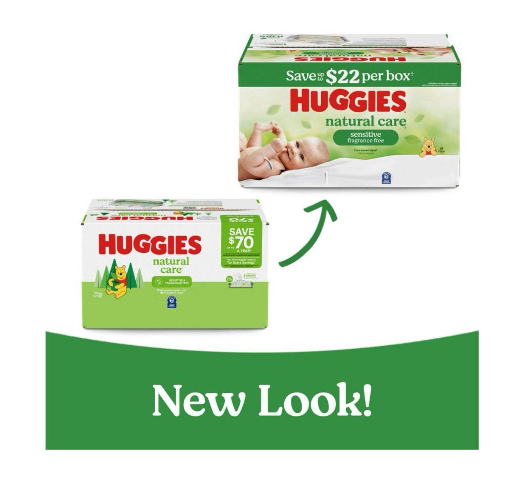 Huggies Natural Care Sensitive Baby Wipe Refill, Fragrance Free (1,088 ct)