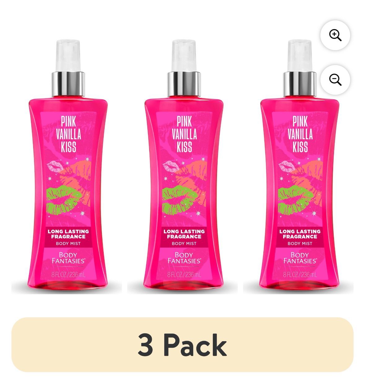 Body Fantasies Signature Pink Vanilla Kiss Fantasy 8 oz for women