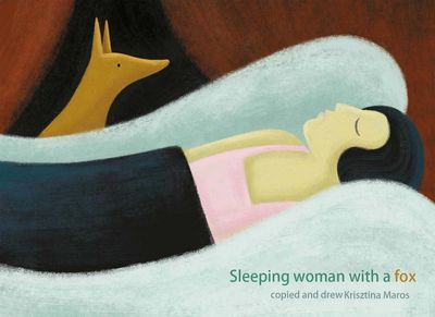 The sleeping woman with a fox