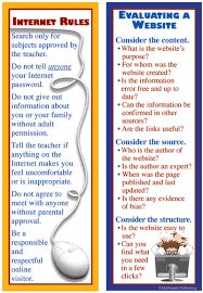 Using the Internet Bookmarks