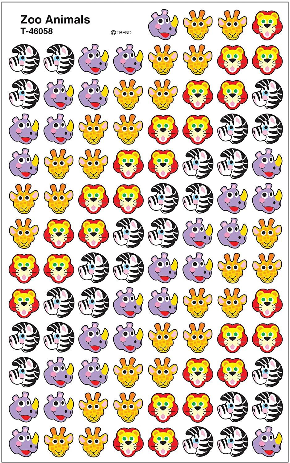 Zoo Animals Stickers