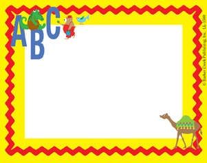 ABC Animals Name Tags