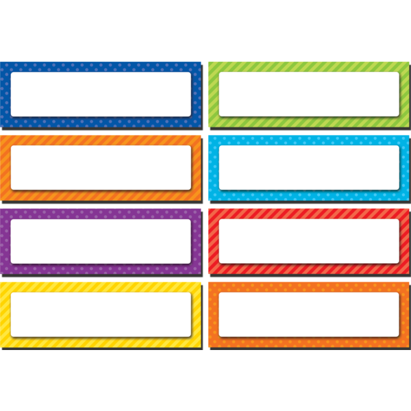 Magnetic Labels Playful Patterns Accents