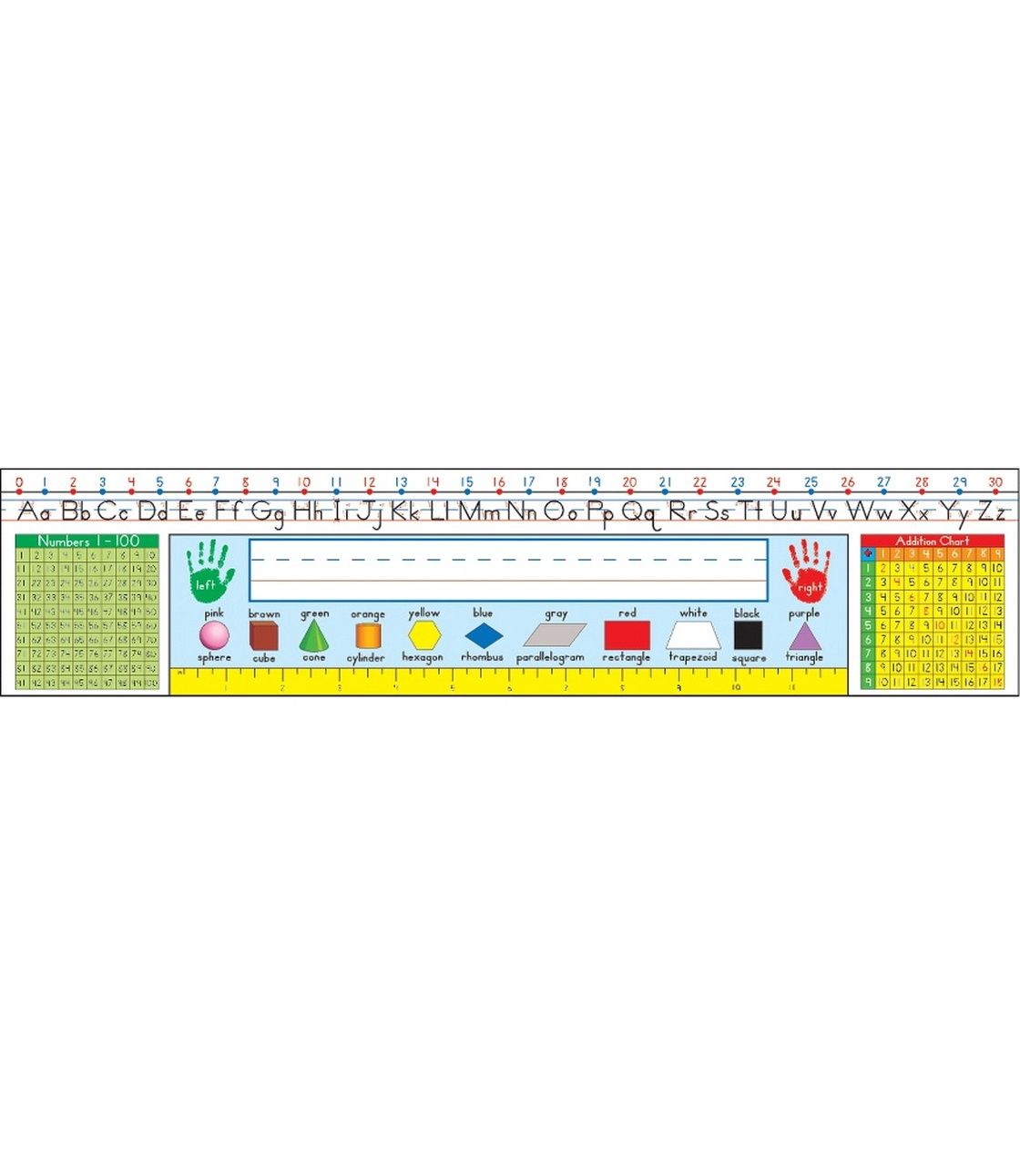 Traditional Manuscript Nameplates Grade 1-3