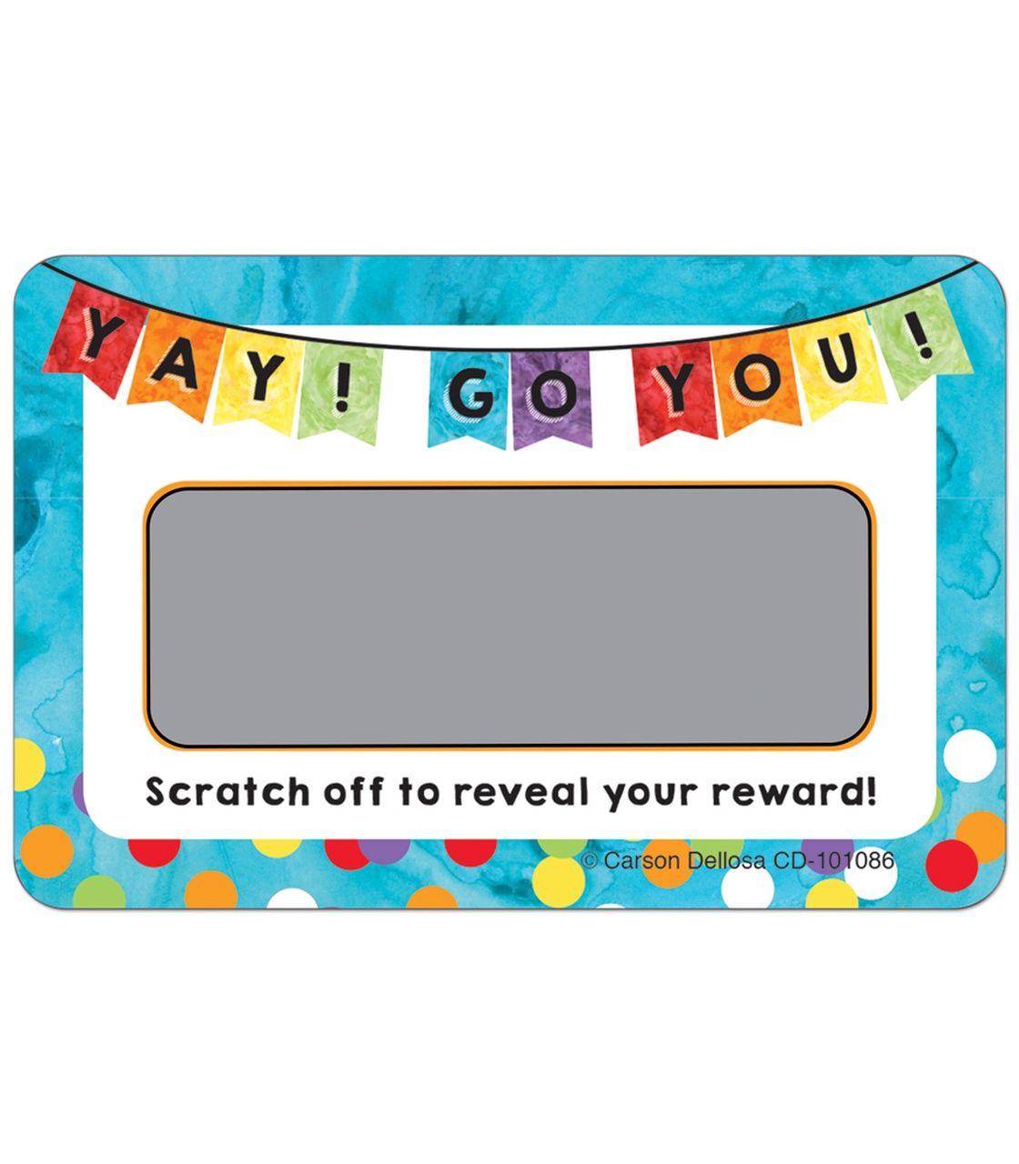 Yay! Go You! Scratch Off Awards &amp;amp; Certificates