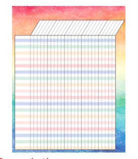 Watercolor Incentive Charts