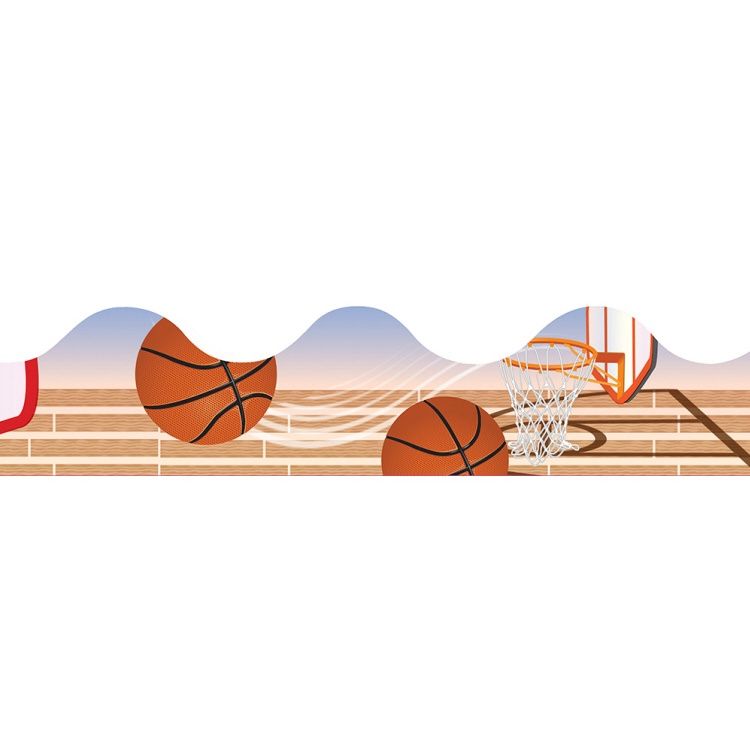 Basketball Deco Trim Border