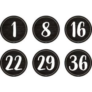 Spot On Floor Markers Modern Farmhouse 1-36 (4&quot;)