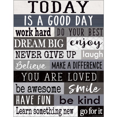 Today Chart Modern Farmhouse