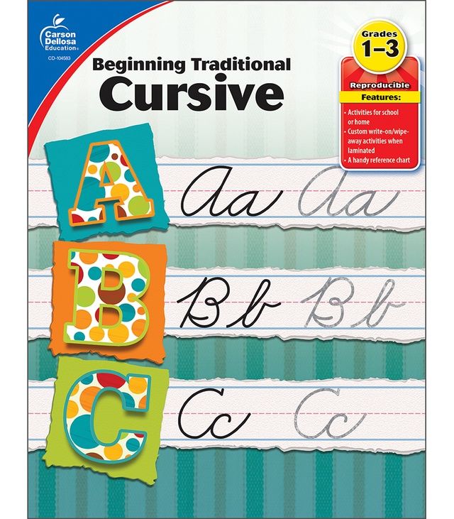 Beginning Traditional Cursive Workbook