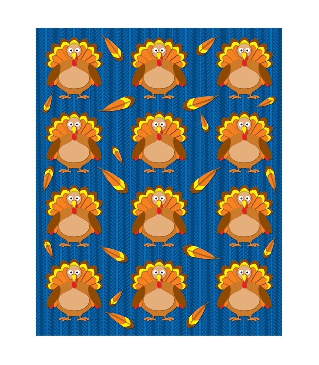 Turkey Shaped Stickers