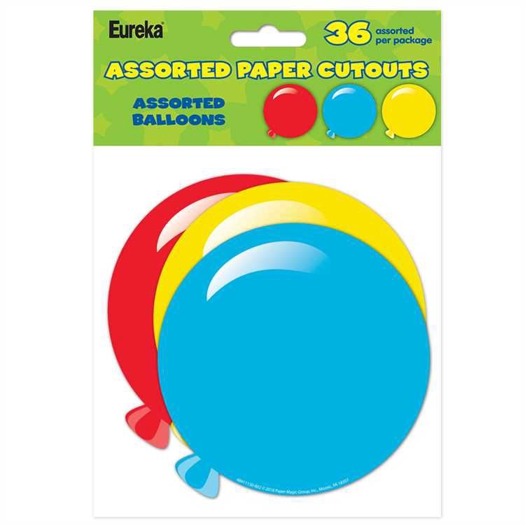 Color My World Balloon Cut Outs