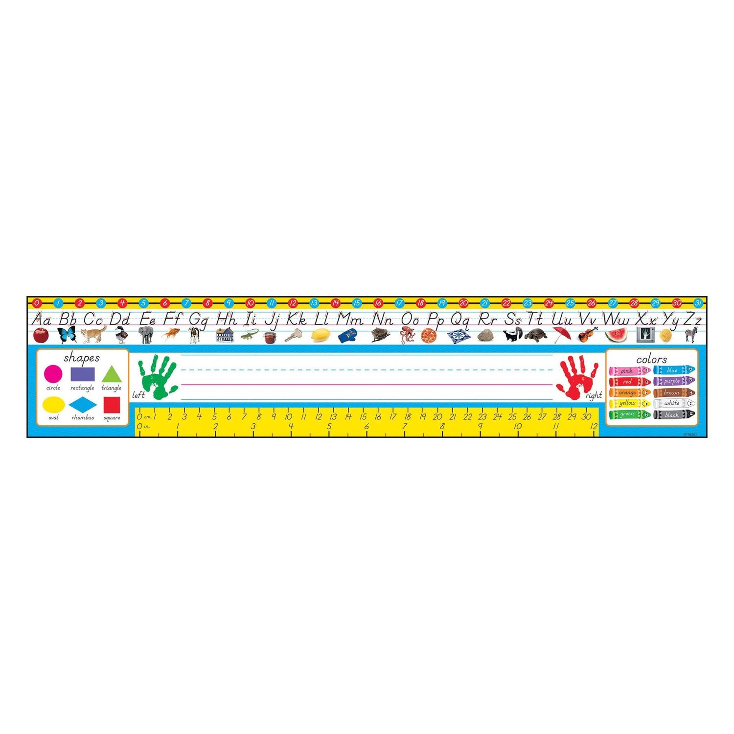 PreK-1 Modern Desk Toppers Reference Name Plates
