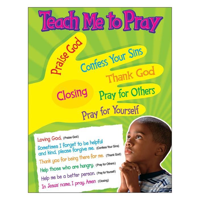 Teach Me To Pray Learning Chart