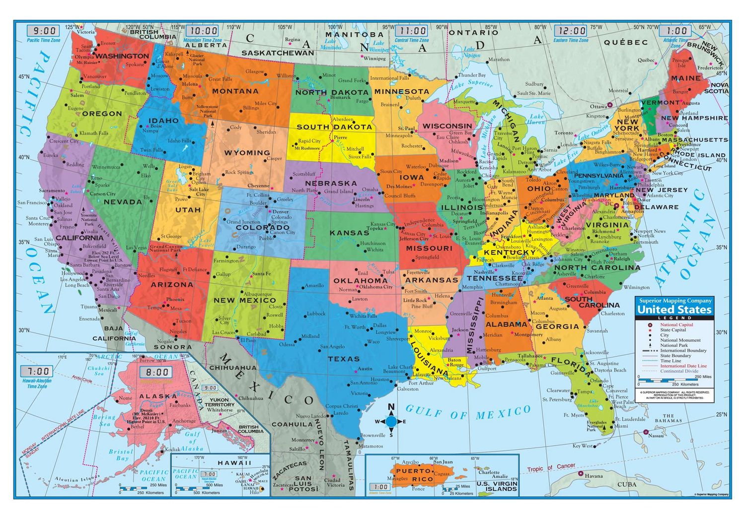 US Folded Reference Poster