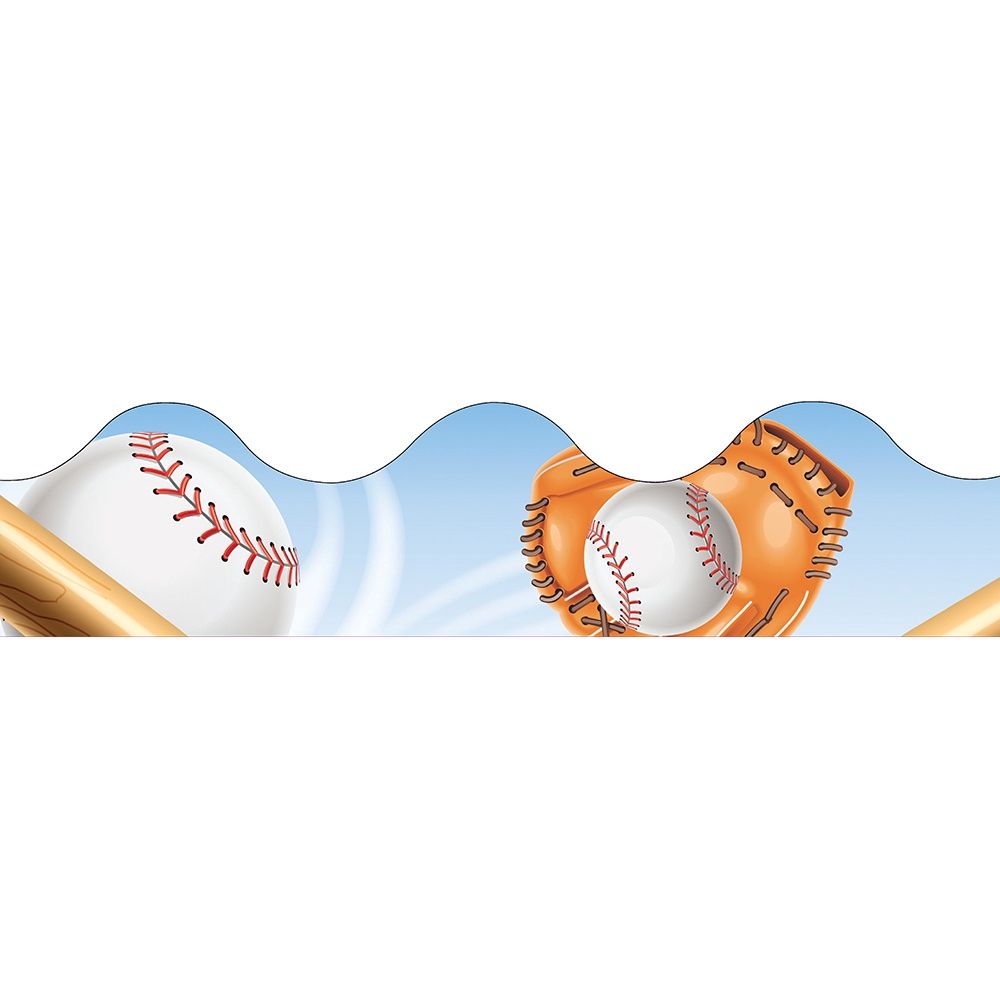 Baseball Deco Trim Border