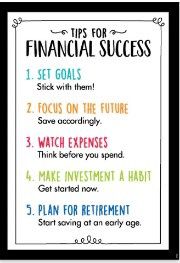 Tips For Financial Success Poster