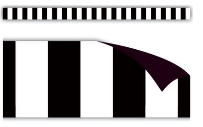 Black Stripes Magnetic Border