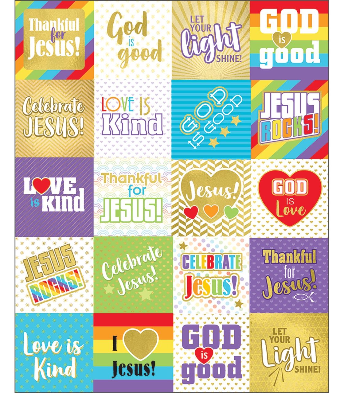 Words of Praise Stickers