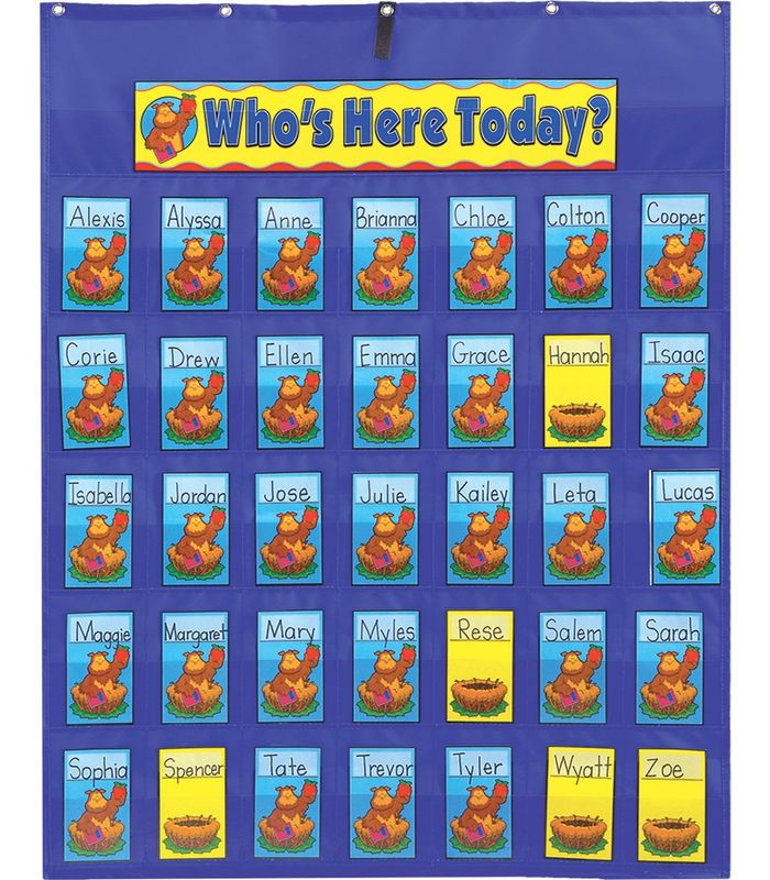 Attendance/Multiuse Pocket Chart