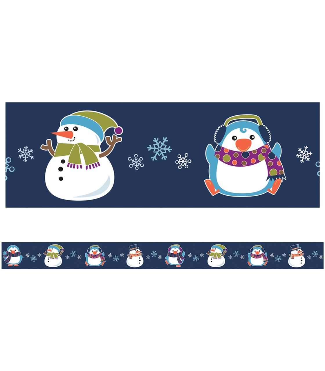 Winter Fun Straight Border Trimmer