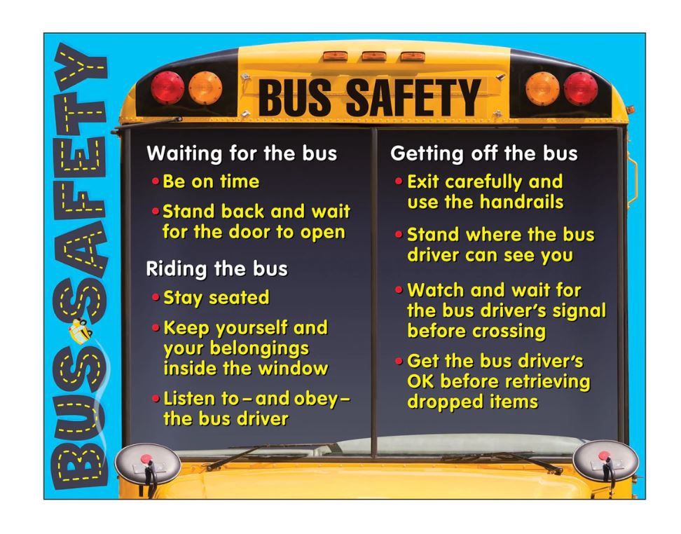 Bus Safety Learning Chart